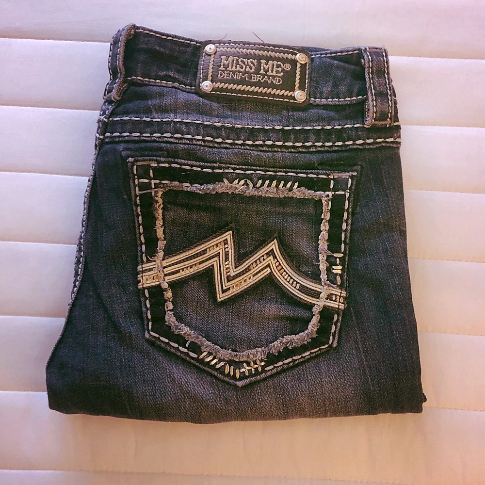 MISS ME Women’s Denim Boot Cut Signature Rise Jeans
